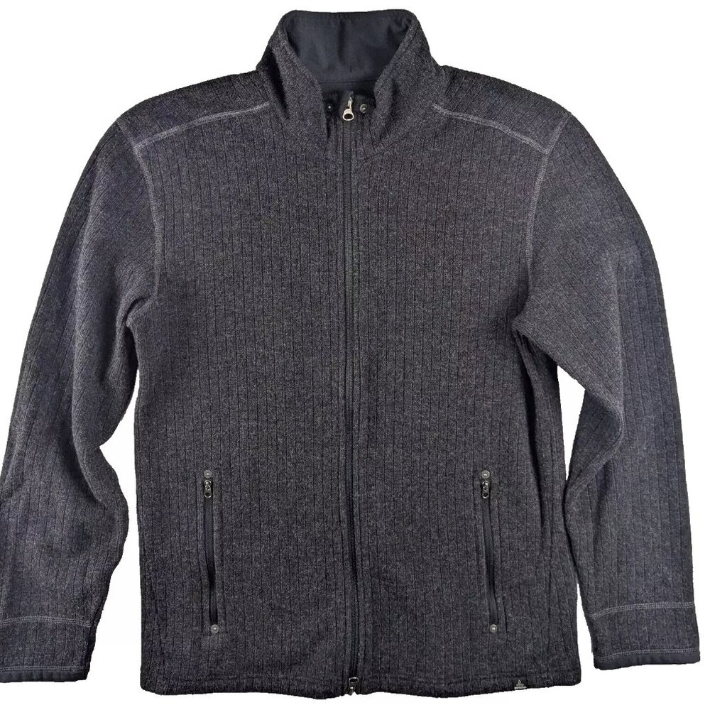 prAna Barclay Sweater- Wool- XXL- Charcoal